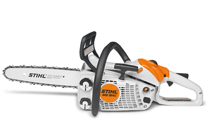 Tronçonneuse MS194C-E très légère Stihl en guide de 35cm.