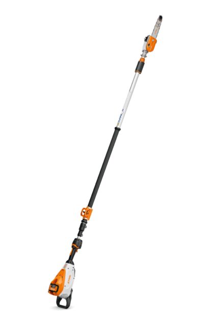 Perche d'élagage sur batterie professionnelle Stihl AP HTA 160.